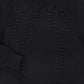 VALENTINA BLACK HEATHERED POM POM SWEATER