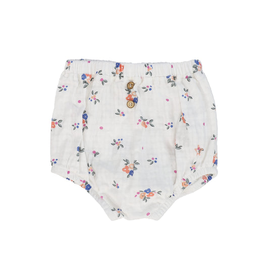 TOCOTO VINTAGE WHITE FLORAL BLOOMER