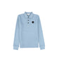 3 BUTTONS LIGHT BLUE PIQUE POLO [FINAL SALE]