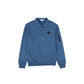 3 BUTTONS BLUE SWEATSHIRT POLO [FINAL SALE]