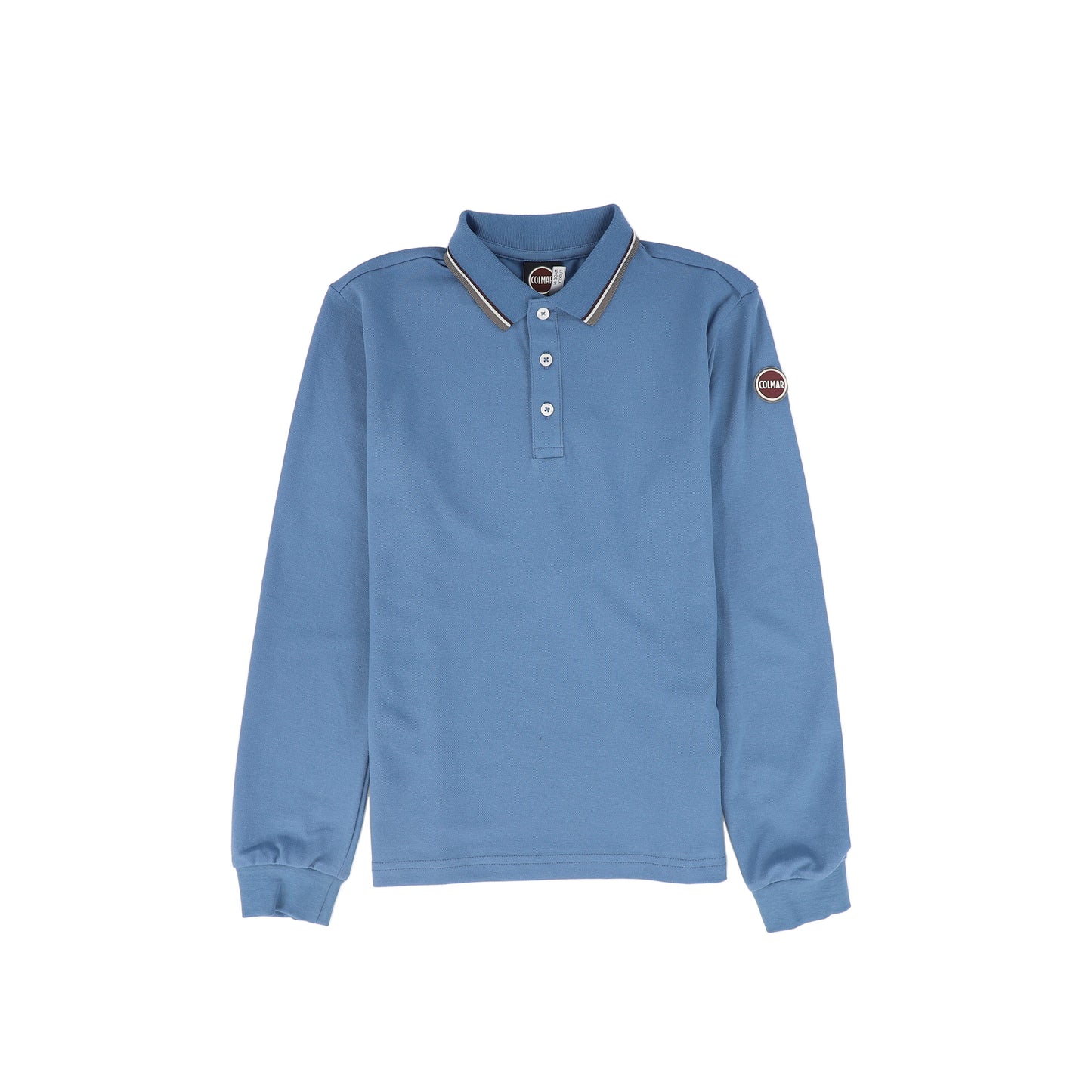 COLMAR DUSTY BLUE PIQUET POLO T-SHIRT