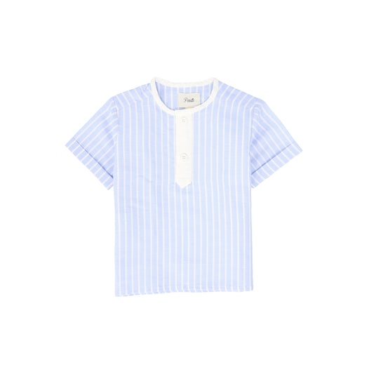 PERNILLE BLUE STRIPE BUTTON SHIRT