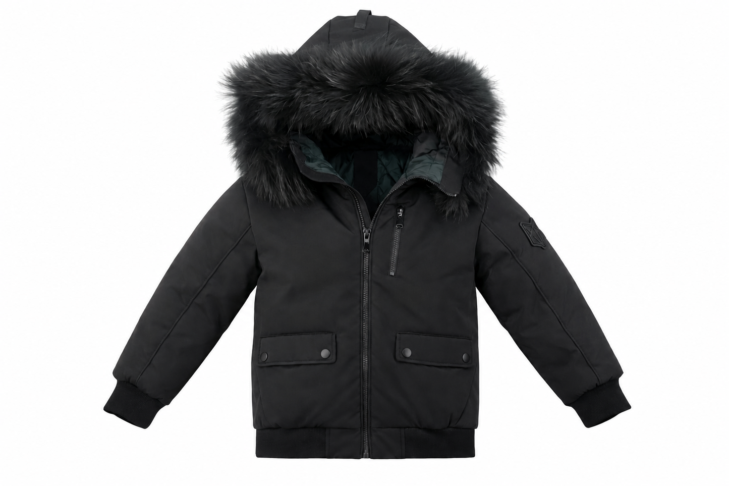 SCOTCH BONNET BLACK FUR TRIM PARKA COAT