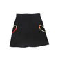 BOPOP BLACK HEART PATCH SKIRT