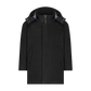 DENALI BLACK WOOL COAT