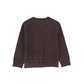 LE BOURDON BROWN TRIM BORDER CARDIGAN