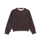 LE BOURDON BROWN TRIM BORDER SWEATER