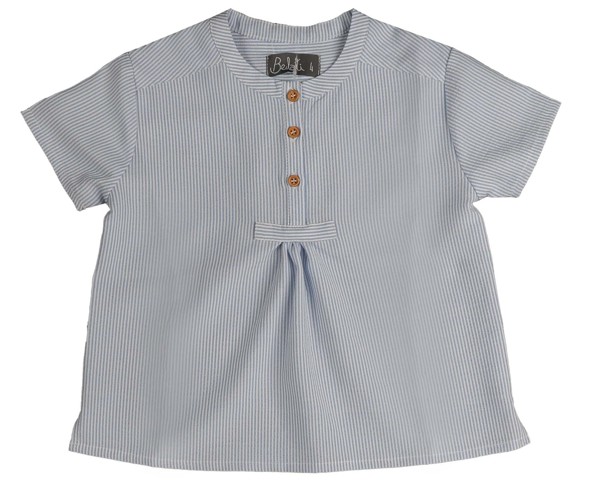 Light-Blue Striped Shirt