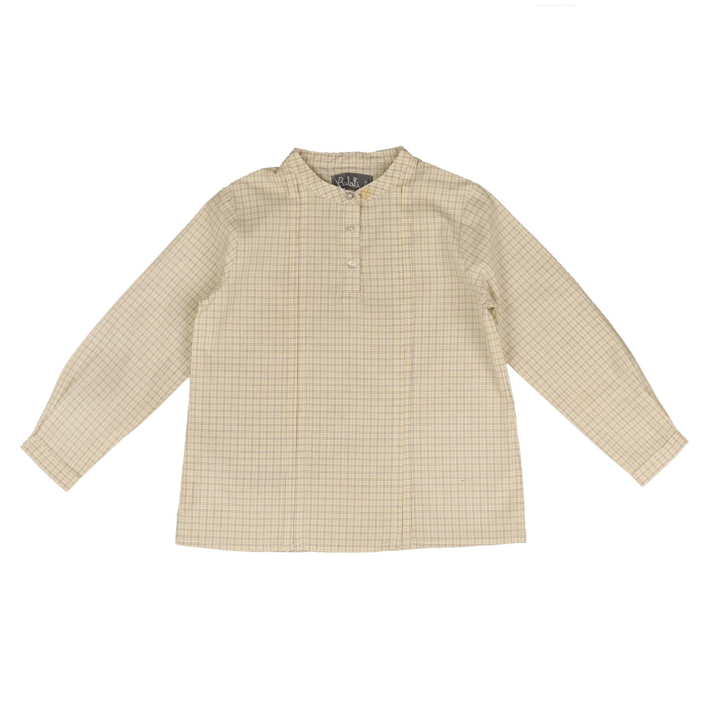 BELATI OATMEAL PLAID SHIRT