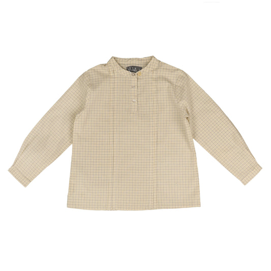 BELATI OATMEAL PLAID SHIRT