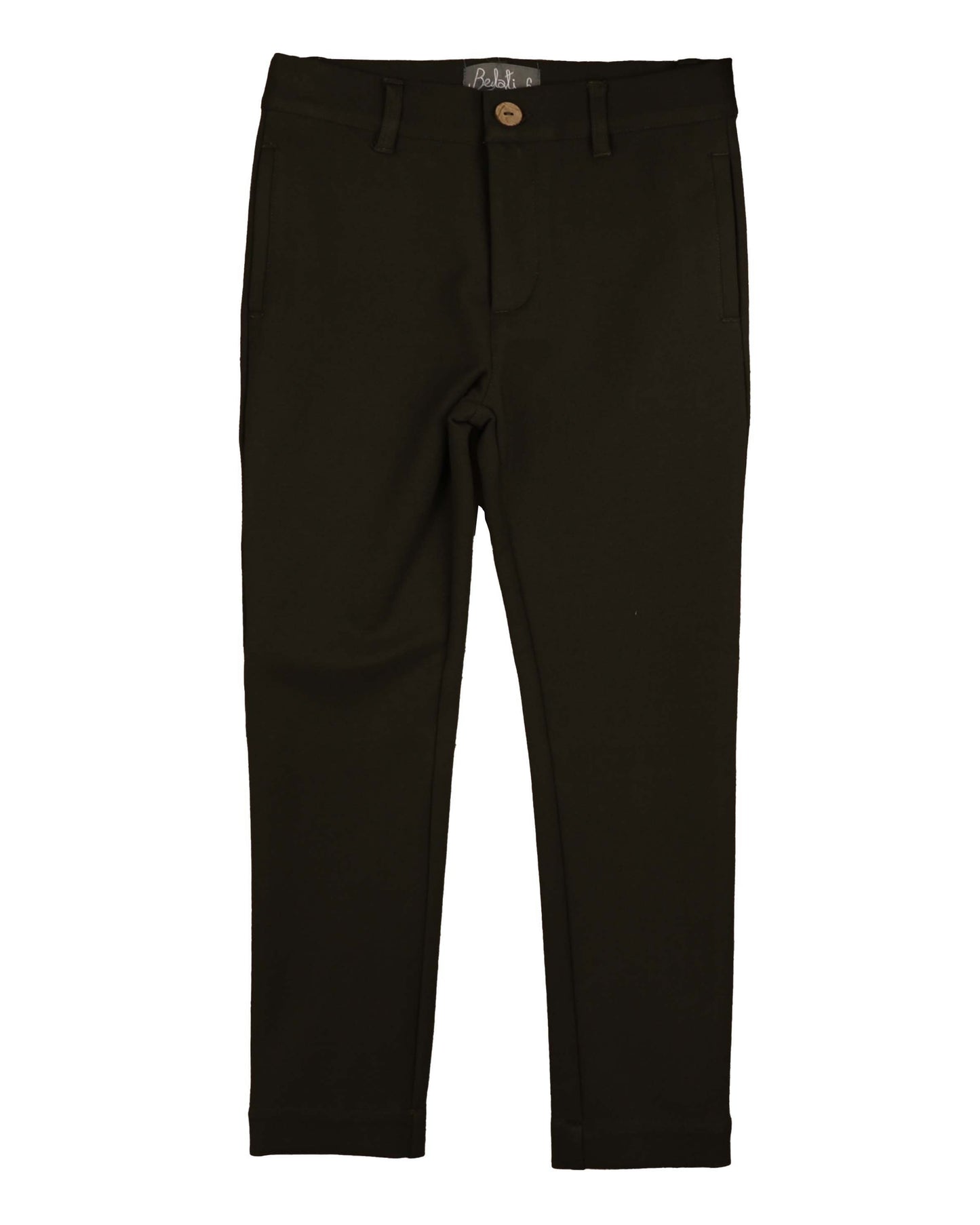 BELATI BLACK SCUBA SUEDE PANTS [FINAL SALE]