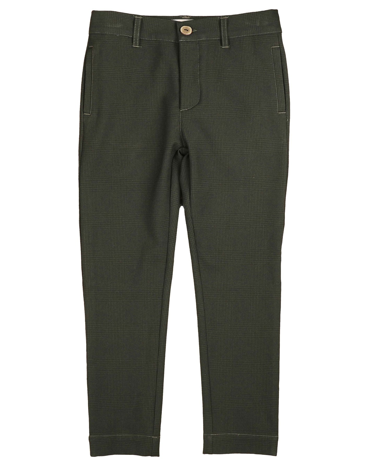 BELATI GREEN HOUNDSTOOTH PANTS [FINAL SALE]