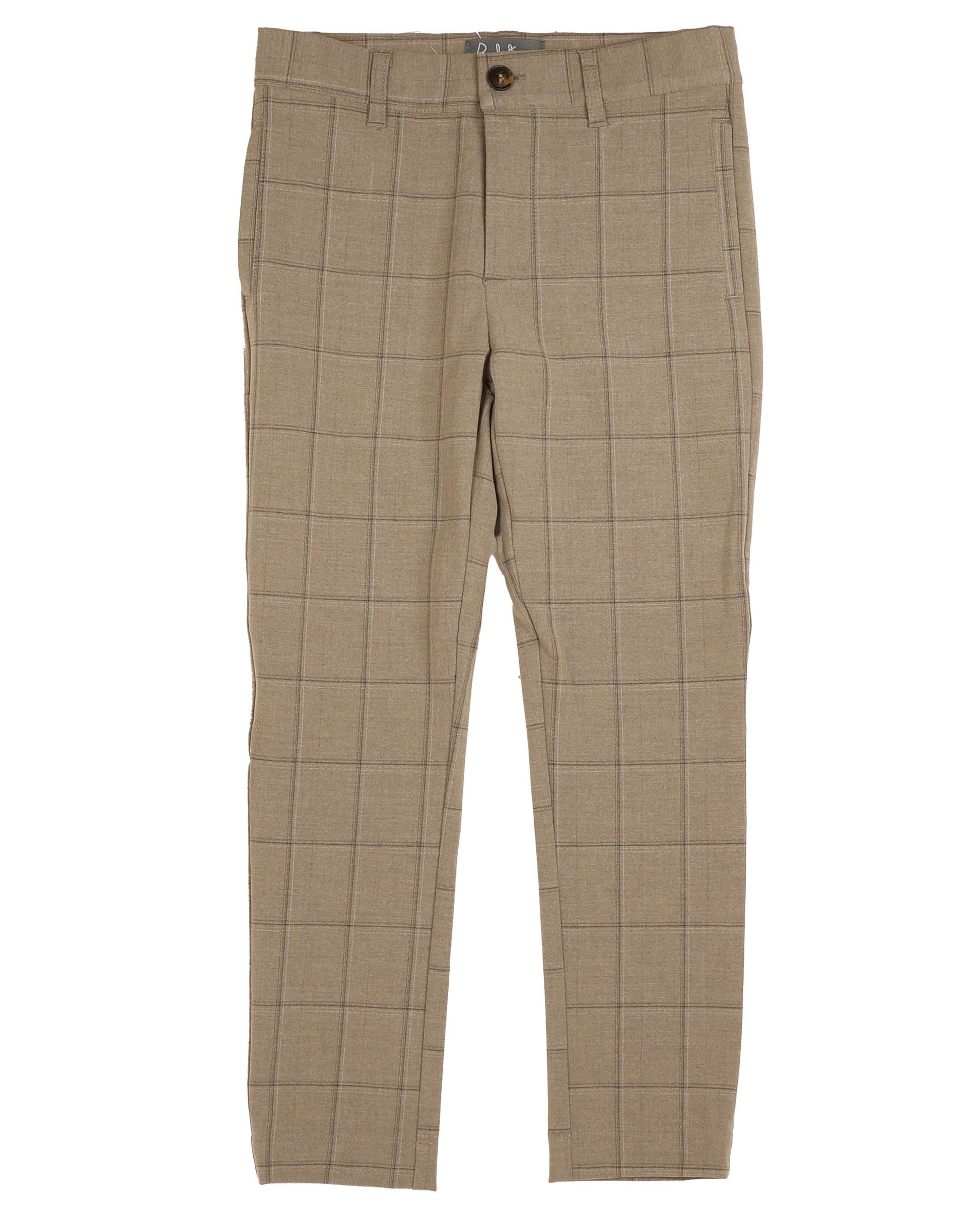 BELATI BIEGE PLAID SLIM PANT [Final Sale] – Luibelle