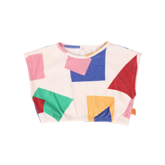 WYNKEN MULTI COLORED ABSTRACT TEE