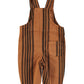 PIUPIUCHICK RUST/BLACK STRIPED JUMPSUIT