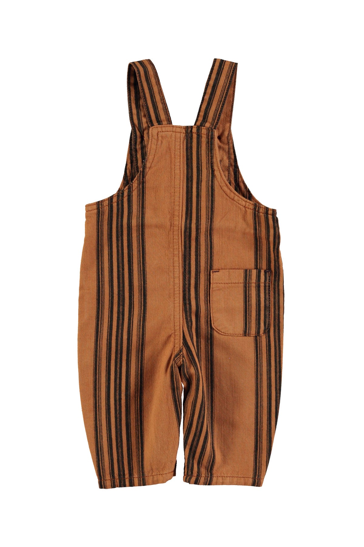 PIUPIUCHICK RUST/BLACK STRIPED JUMPSUIT