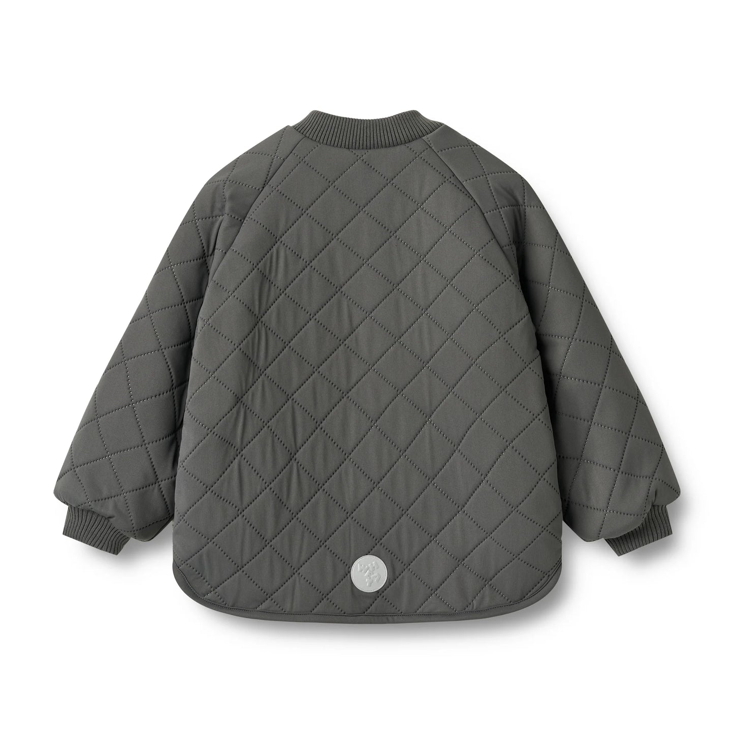 WHEAT CHARCOAL GREY QUILTED SHERPA LINED JACKET