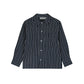 TANGERINE NAVY STRIPED COLLAR SHIRT