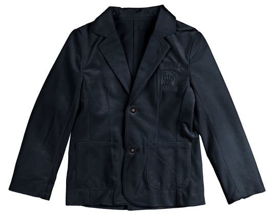 BELATI NAVY VELOUR CORDUROY BLAZER