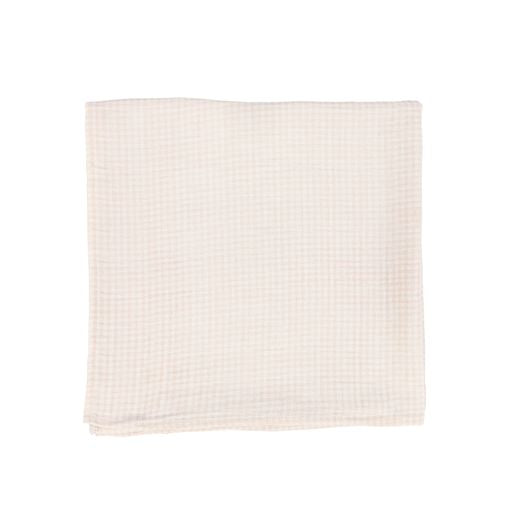 LILETTE BLUSH CHECK SWADDLE [Final Sale]