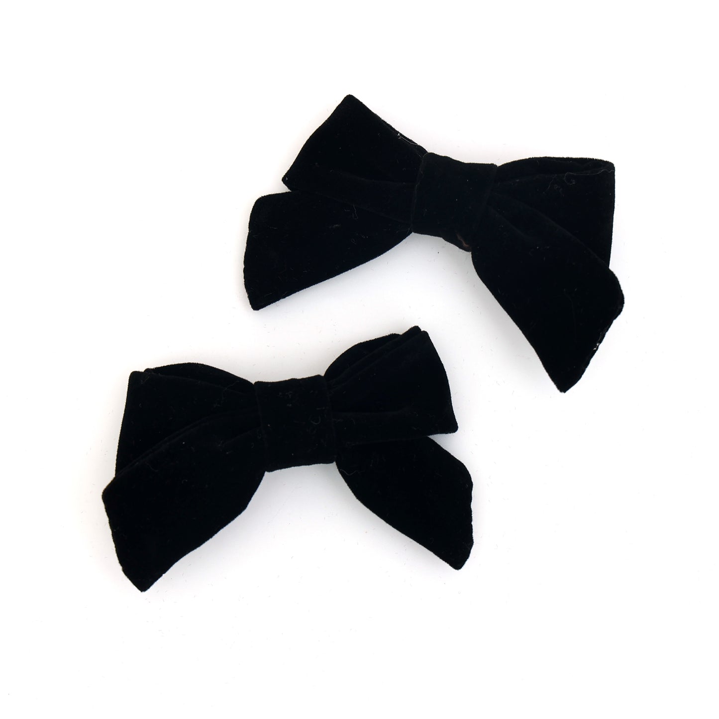 ARCHI BLACK VELVET GOLD DETAIL MINI BOWS