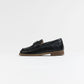 TANNERY & CO BLACK PENNY LOAFERS