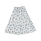 BAMBOO BLUE FLORAL BUNCHES TIERED SKIRT [FINAL SALE]