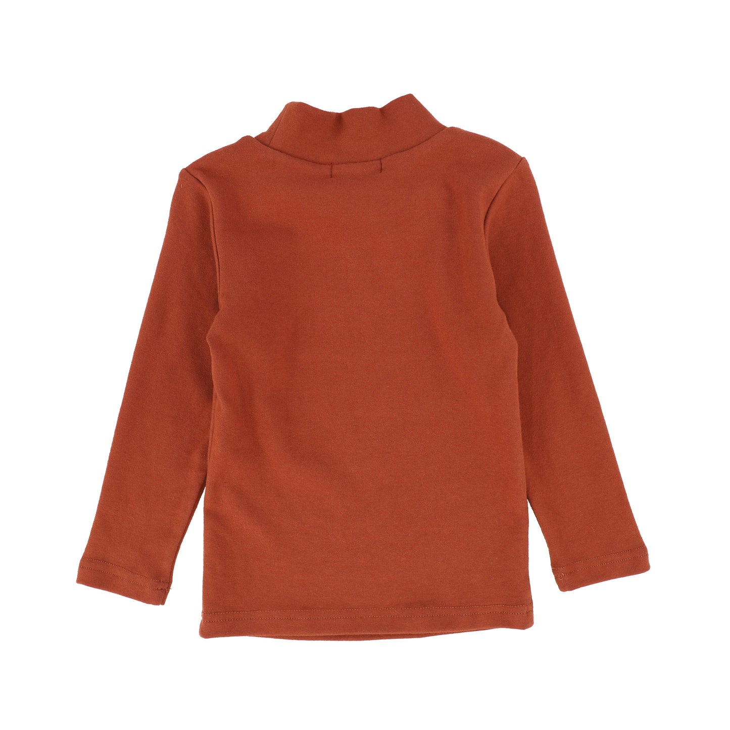 BAMBOO RUST FITTED TURTLENECK [Final Sale]