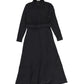 Valentina Black Belted Collar Dress [FINAL SALE]