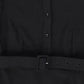Valentina Black Belted Collar Dress [FINAL SALE]