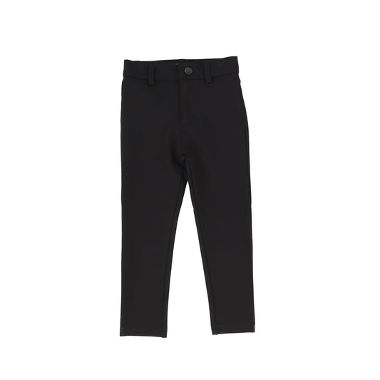 HARPER JAMES BLACK KNIT STRETCH PANT