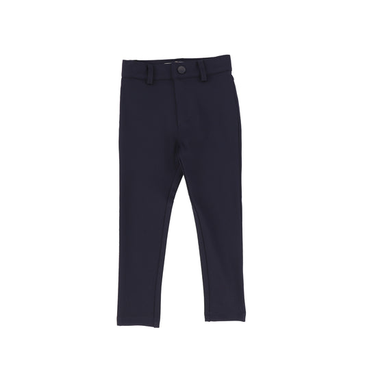 HARPER JAMES NAVY KNIT STRETCH PANT