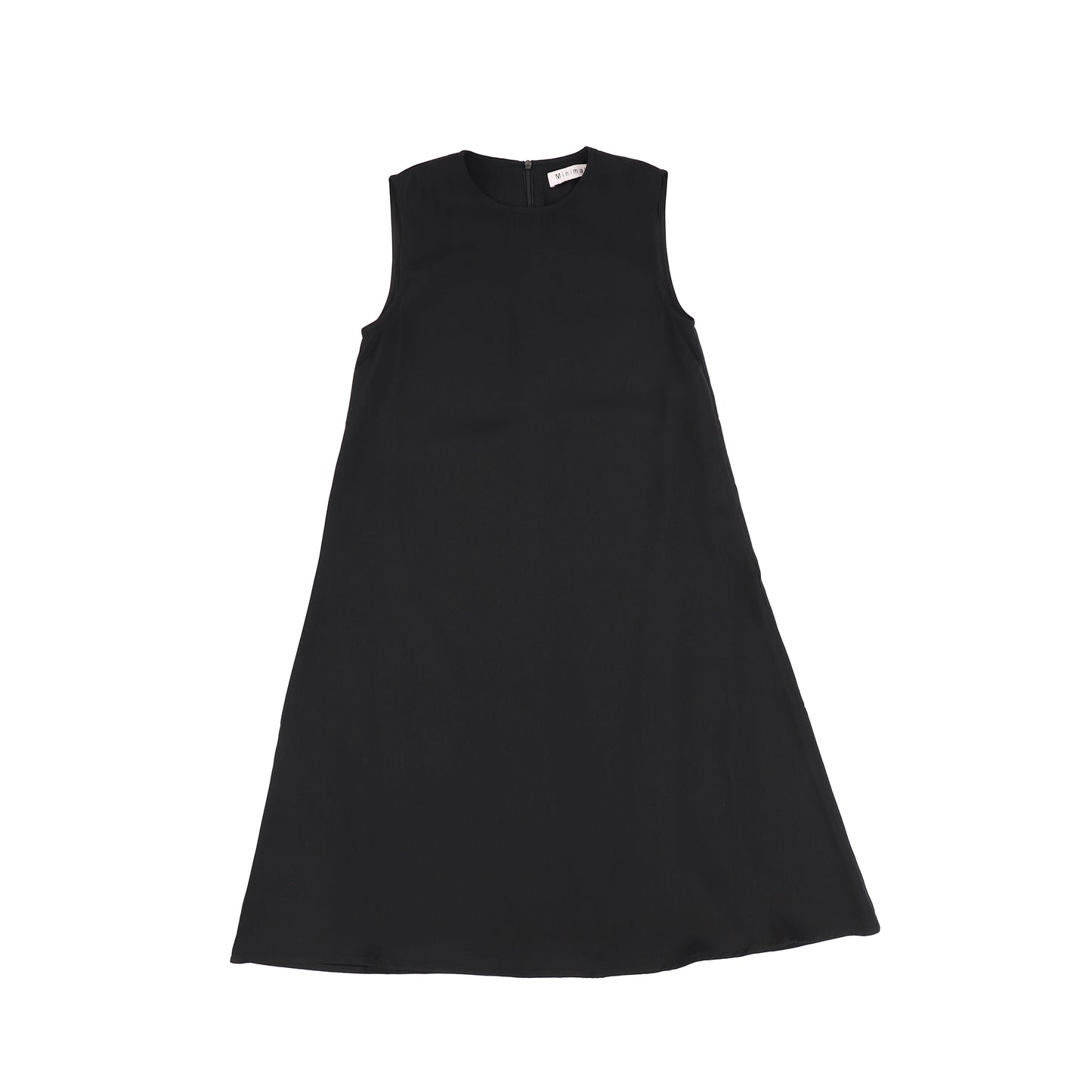 MINIMAL BLACK SILK SLIP DRESS [FINAL SALE]