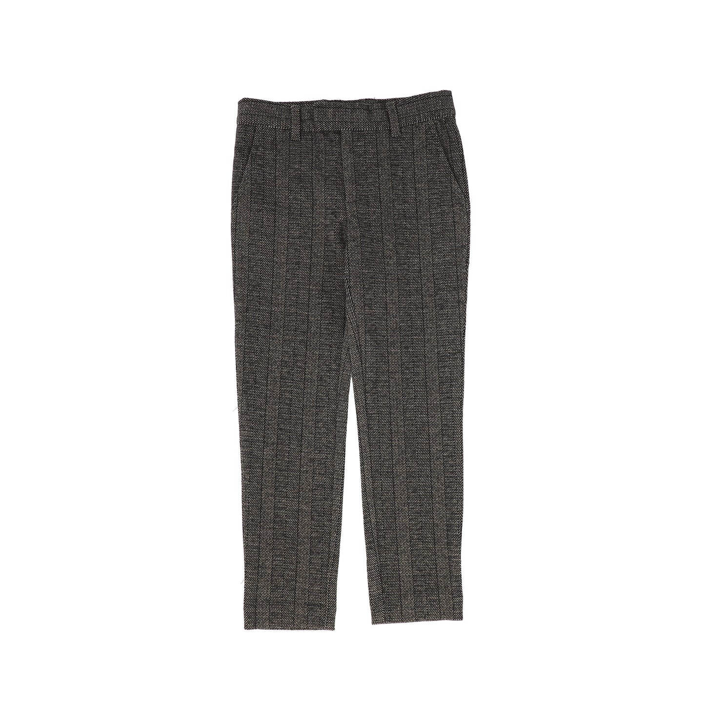 HARPER JAMES BROWN HERRINGBONE DESIGN PANTS [FINAL SALE]