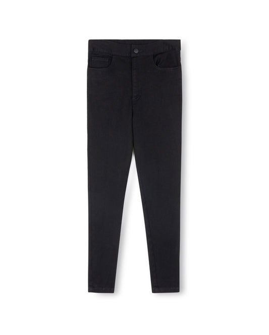 DUKE AND PORT BLACK STRETCH JEAN PANTS