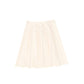 Bace Collection Cream Scallop Pleated Skirt [FINAL SALE]