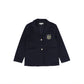 Bace Collection Navy Trim Pocket Blazer [FINAL SALE]