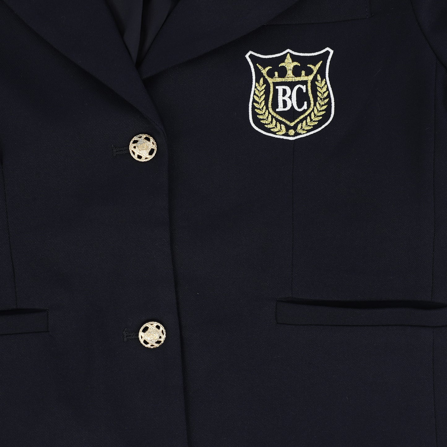 Bace Collection Navy Trim Pocket Blazer [FINAL SALE]