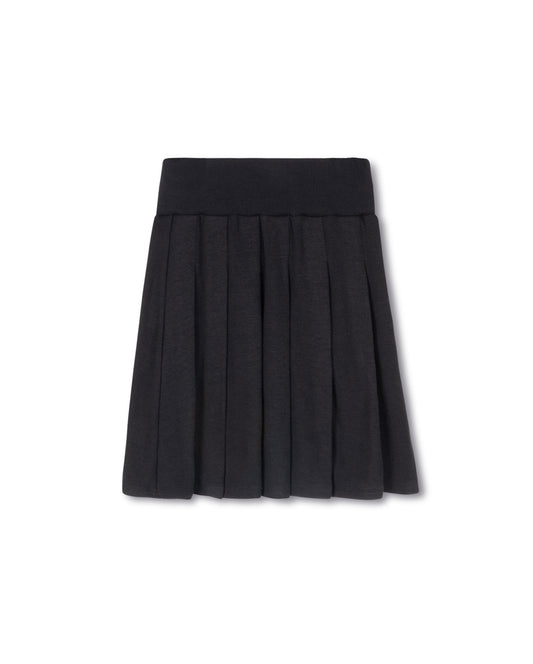 HELLO YELLOW BLACK SWEATSHIRT PLEATED SKIRT [FINAL SALE]