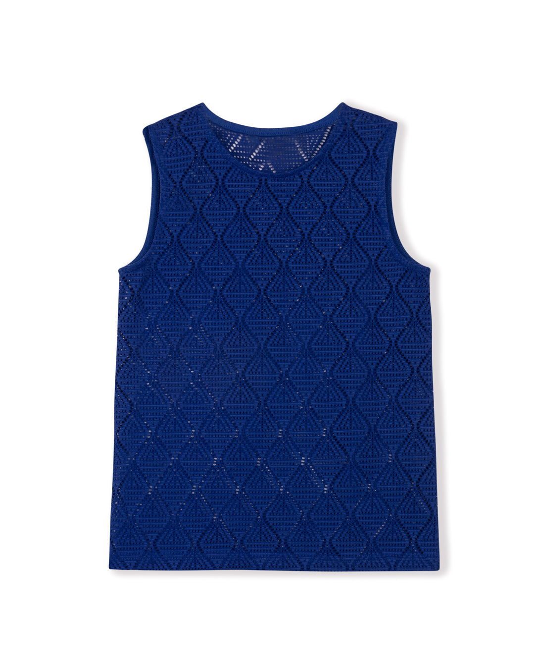 TUSTELLO ROYAL CROCHET CROPPED VEST