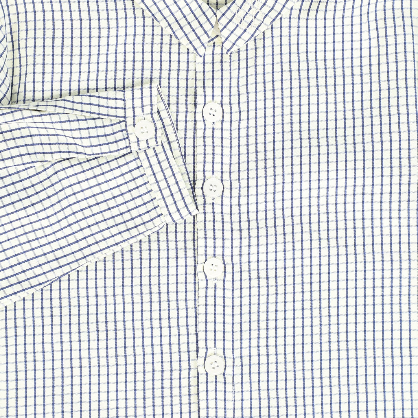 Le Bourdon Navy Boys Checked Shirt [FINAL SALE]