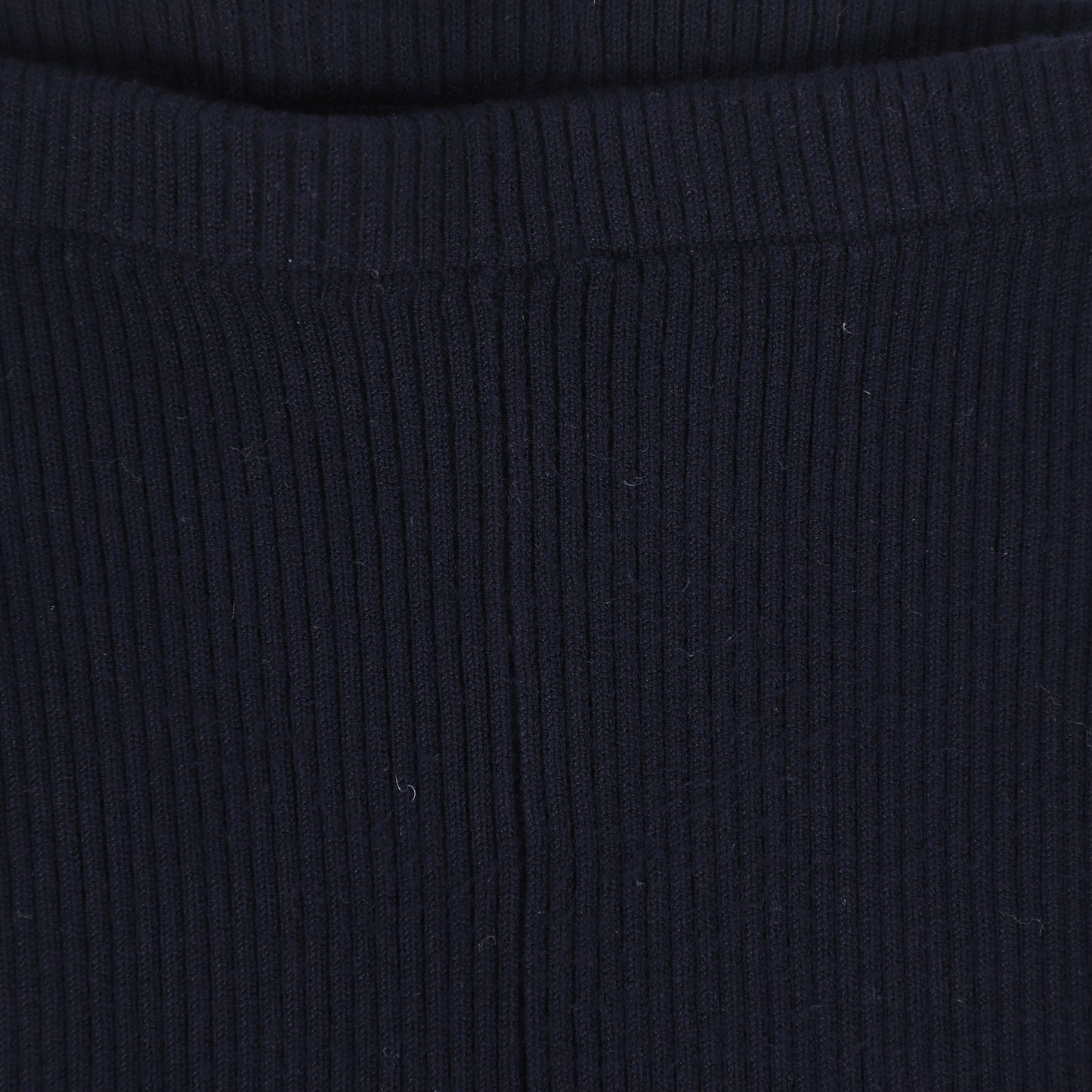 Bamboo Navy Textured Knit Detail Collar Sweater Set [FINAL SALE]