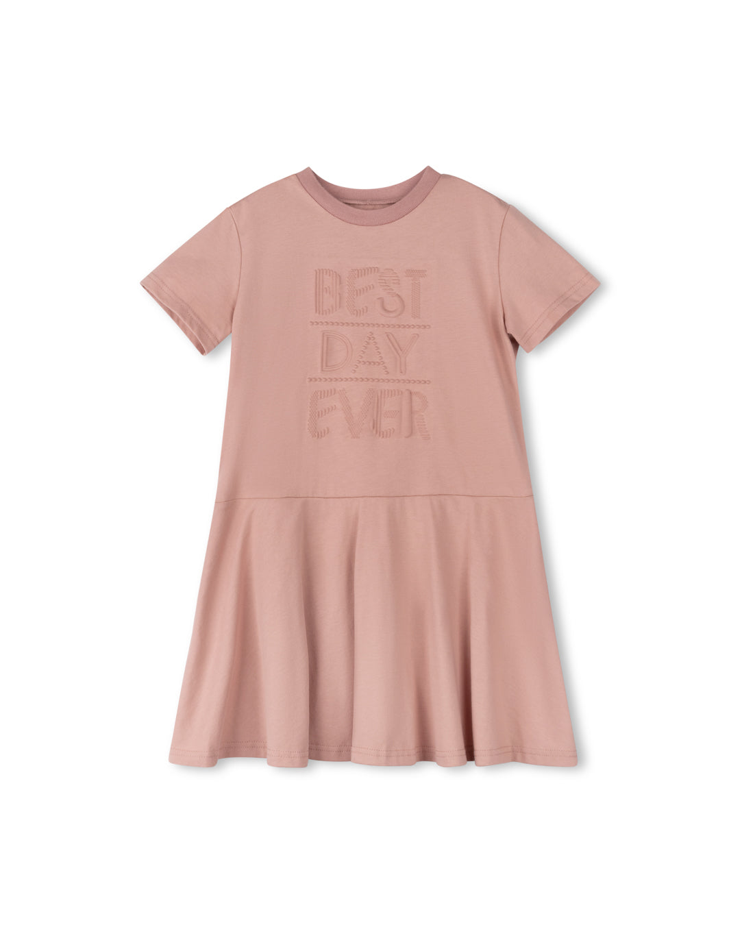 CABANA MAUVE BEST DAY EVER DROP WAIST DRESS