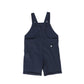 BAMBOO NAVY BUTTON OVERALLS