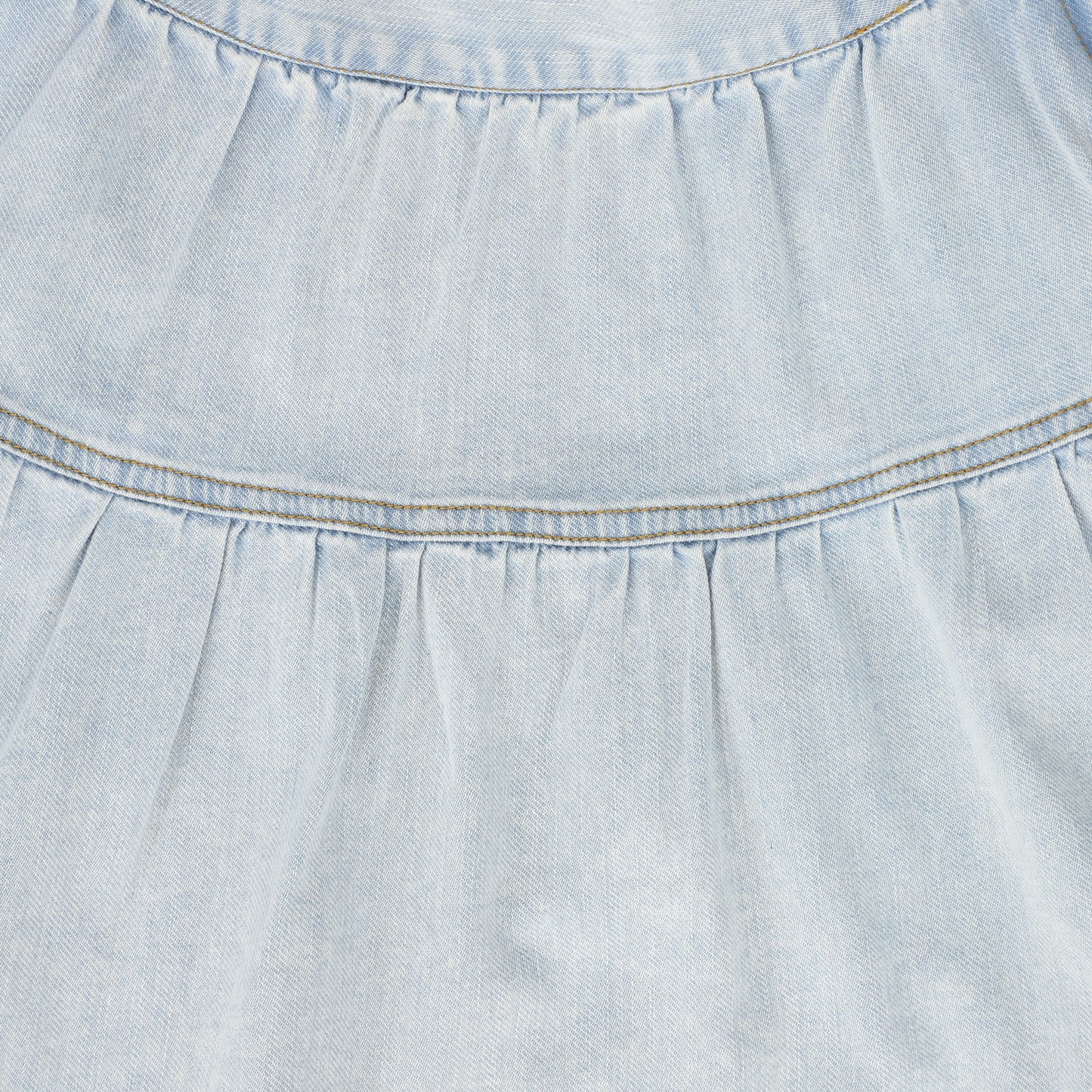 BAMBOO LIGHT BLUE DENIM WASH SKIRT