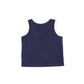 BAMBOO NAVY TRIM TERRY TANK [FINAL SALE]
