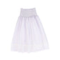 BAMBOO LILAC SMOCKED STRIPED SKIRT [FINAL SALE]