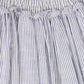 BAMBOO NAVY/WHITE STRIPED SMOCKED SKIRT [FINAL SALE]