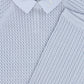 LE BOURDON POWDER BLUE CABLE KNIT SHORTS SET