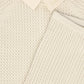 LE BOURDON TAN CABLE KNIT SHORTS SET